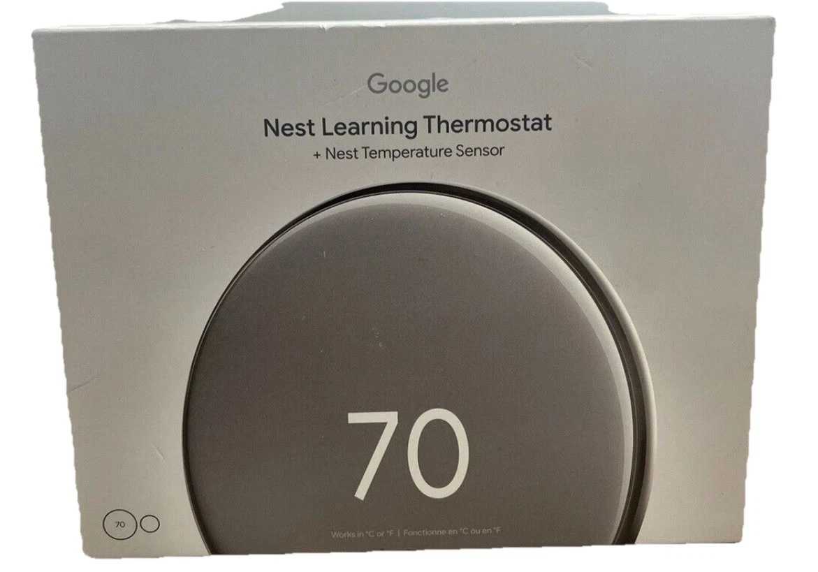 Google Nest Learning Thermostat (4th Gen Polished Silver + Sensor) OB FAST SHIP
Opens in a new windo