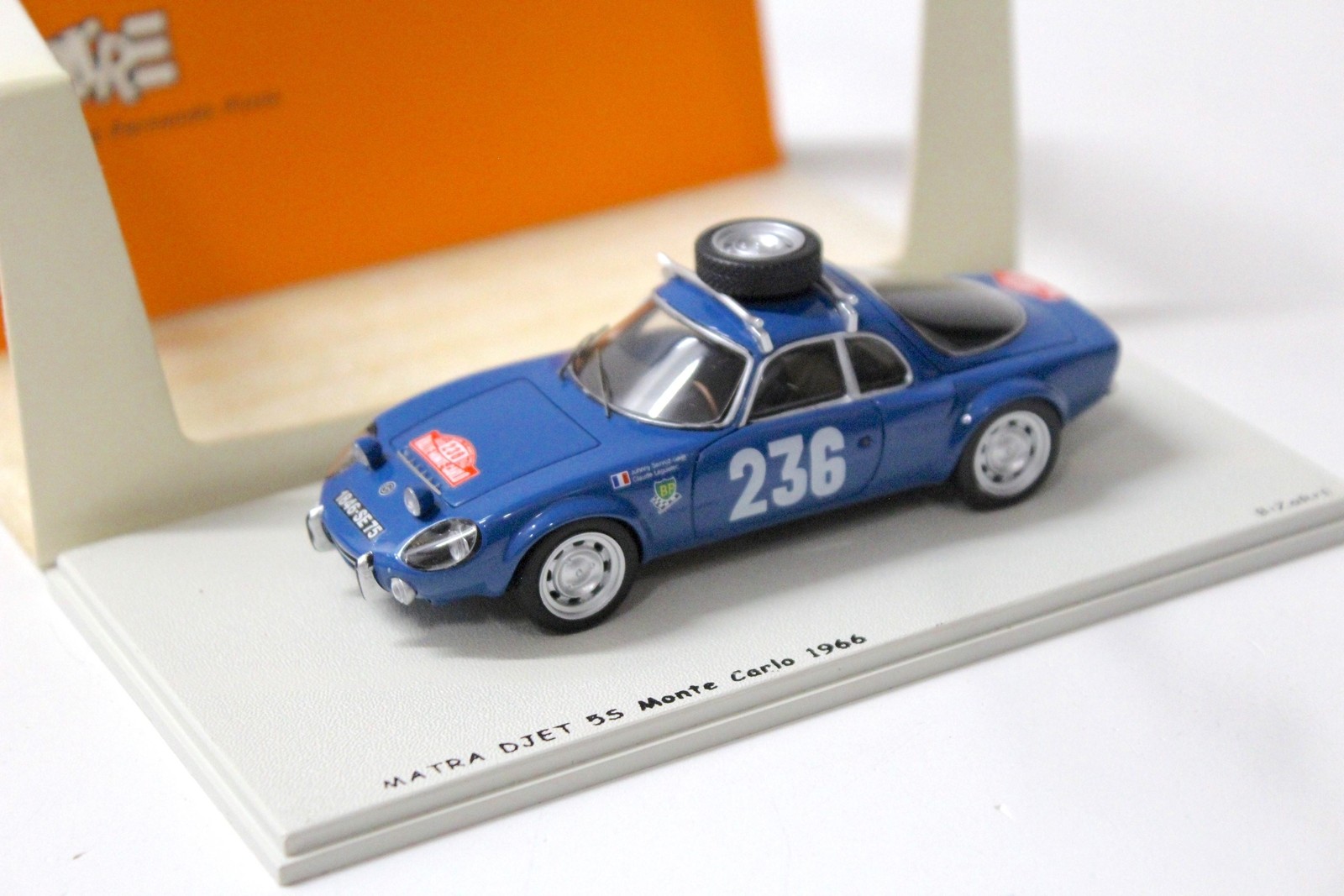 1:43 Spark Bizarre Matra Djet 5S Rally Monte Carlo 1966 Blue #236