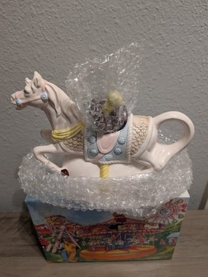 The Leonardo Collection Carousel Celebration Horse Teapot Boxed