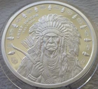 1 oz. 2026 CHIEF JOSEPH Silver Shield Mini-Mintage proof .999 fine silver
