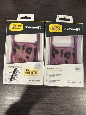 OtterBox Symmetry Series Case for iPhone 17 Pro - Leopard Shift Pink
