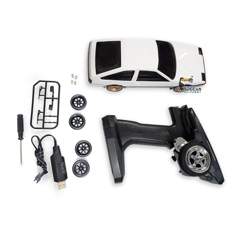 US Stock 1/18 LDRC LD1801 RC Drift Car RWD AE86 Racing Vehicles Flip Light Gyro