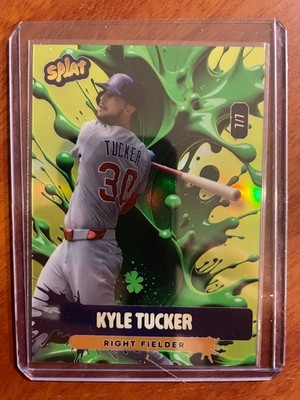 KYLE TUCKER - 2026 Wild Card St Patrick's Day Splat #SLSESA4-KT #d 7/7