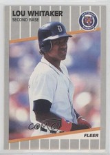 1989 Fleer Lou Whitaker #151 14dq