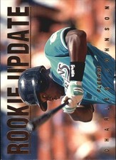 1995 Fleer Update Rookie Update #4 Charles Johnson RC Card. rookie card picture