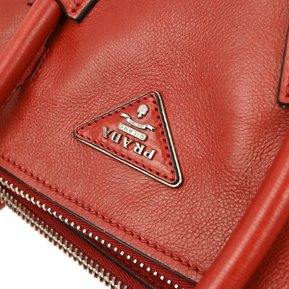 BUYIT PRADA RED 2WAY HANDBAG BN2625/180 NQ02956 thumbnail 3