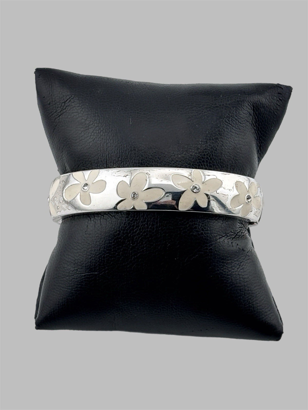 Brighton Hinged Silver Bangle Braclet with Neckla… - image 6