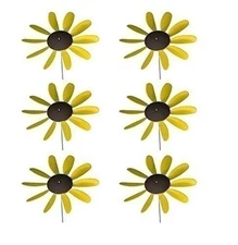 Beloit Plastics 12" Diameter Sunflowers/Daisy (6 Pack),24" Tall Pinwheel and...