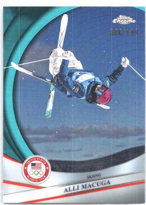 2026 Topps Chrome U.S. Winter Olympics Hopefuls Alli Mucuga #67 86/199