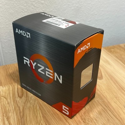 AMD Ryzen 5 5500 6-Core CPU with Box Cooler | Brand New Sealed AM4 Processor