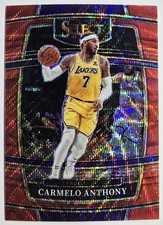 2021-2022 Panini Select Carmelo Anthony Concourse Red Wave Prizm #31 Lakers 🔴🌊