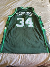 Terry Cummings Signed Autographed Milwaukee Bucks Green Custom Jersey TRISTAR