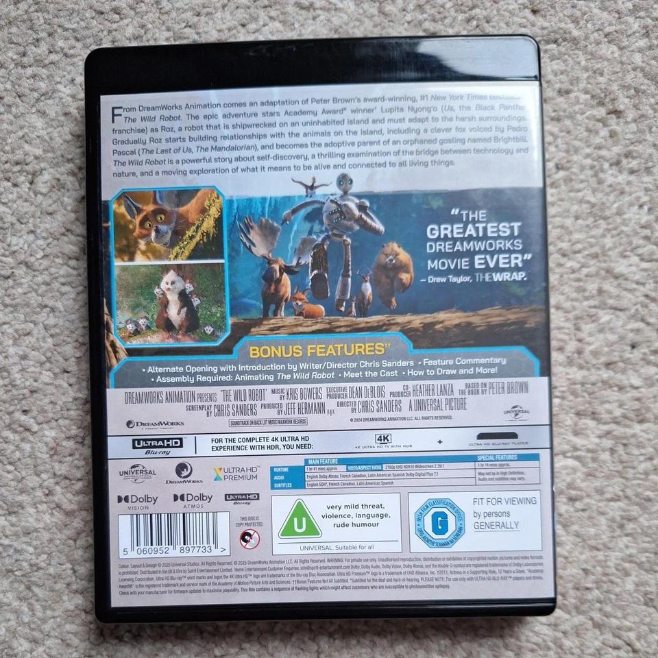 The Wild Robot 4K UHD - Image 2 of 3