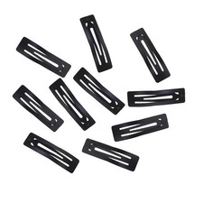 10pcs Black Metal Clips Clips Slides Bows
