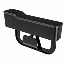 Car Seat Space Filler Insert-Style Seat Space Storage Box with Support Bracket