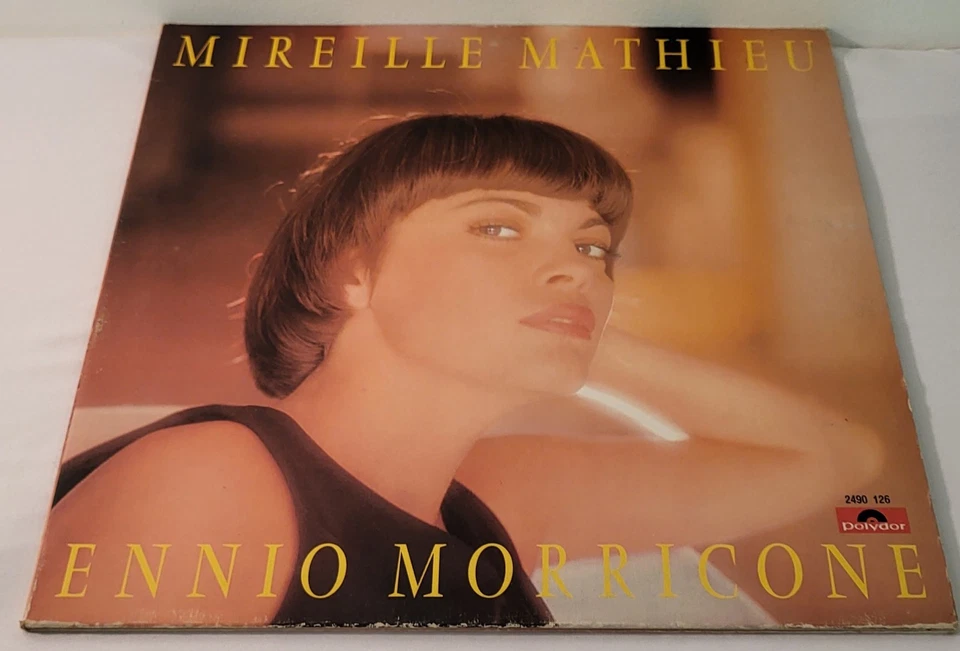 Mireille Mathieu Chant Ennio Morricone Vinyl LP Polydor 2490 126 Near Mint 1974 - Image 2 of 4