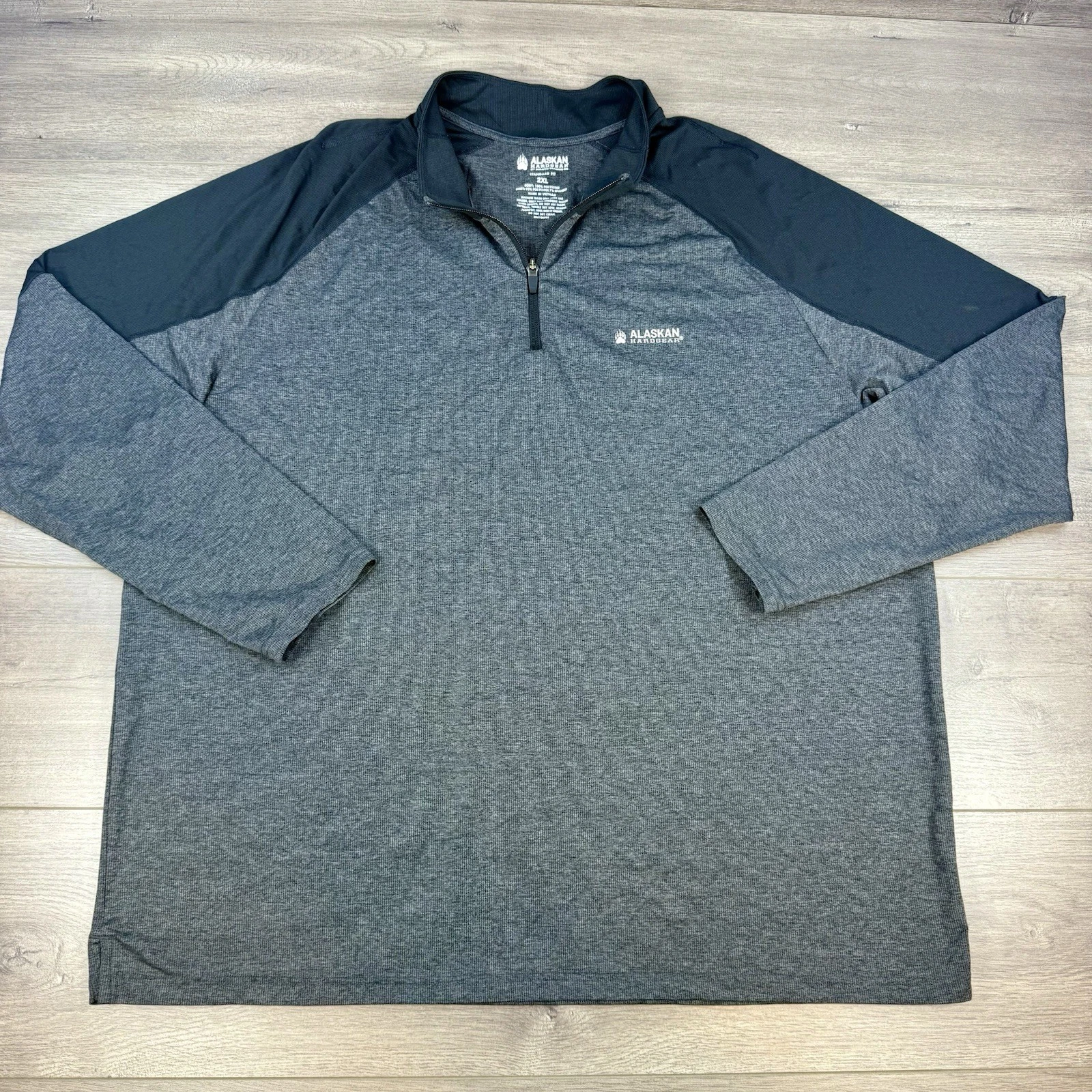 Duluth Trading AKHG Tun-Dry Standard Fit 1/4 Zip Long Sleeve Pullover Shirt Men