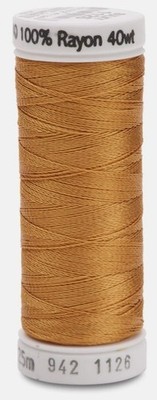 942-1126 HELLBRAUN GUTERMANN SULKY 40wt KREIDE STICKGARN 250m