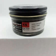 Tarrago Shoe Polish # 15 Dark Gray Cream Leather Protector 1.76 oz. 50ml Boot