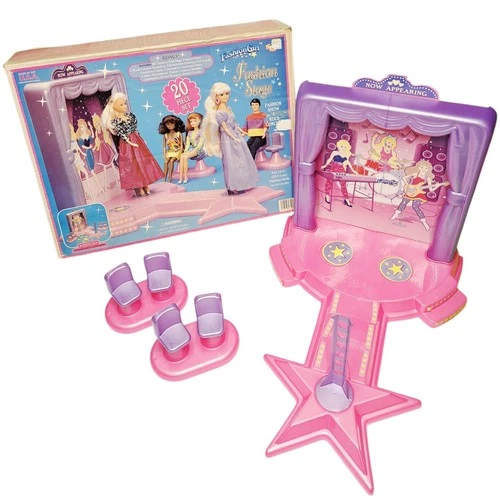 Rare Vintage Tim Mee Toys Fashion Girl Fashion Stage/Rock Concert PlaySet Barbie