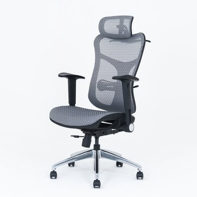 Wavebone Viking Studio Chair w/ Mesh Seat & Headrest   Ergonomic Recording Chair