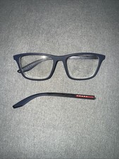 Parts Only Prada Eyeglasses VPS 04M TWY-1O1 Matte Navy Blue Square Frame