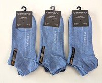 Neu - 9 Paar Camano Herren Sneaker Socken- Gr. 39-42 - Denim-Blau - Ca-Soft-Bund