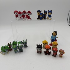 Paw Patrol Pups Mixed Lot Of 22 Figures Mighty Pups Ultimate Rescue Pups