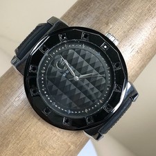 G by GUESS Men G94075G1 Fashion Black Dial Silicone Quartz 49mm Watch 7 1/2"