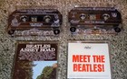 The Beatles 2 Cassette Lot Meet Abbey Road remastered clear shell 90s edition — photo 1