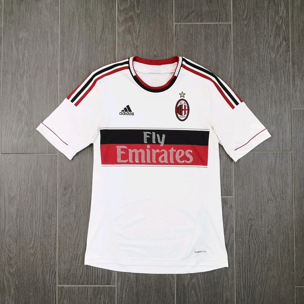 AC Mailand 2012/13 Away Trikot Größe: M Pashanim Y2K Fußball Adidas Serie A Fans