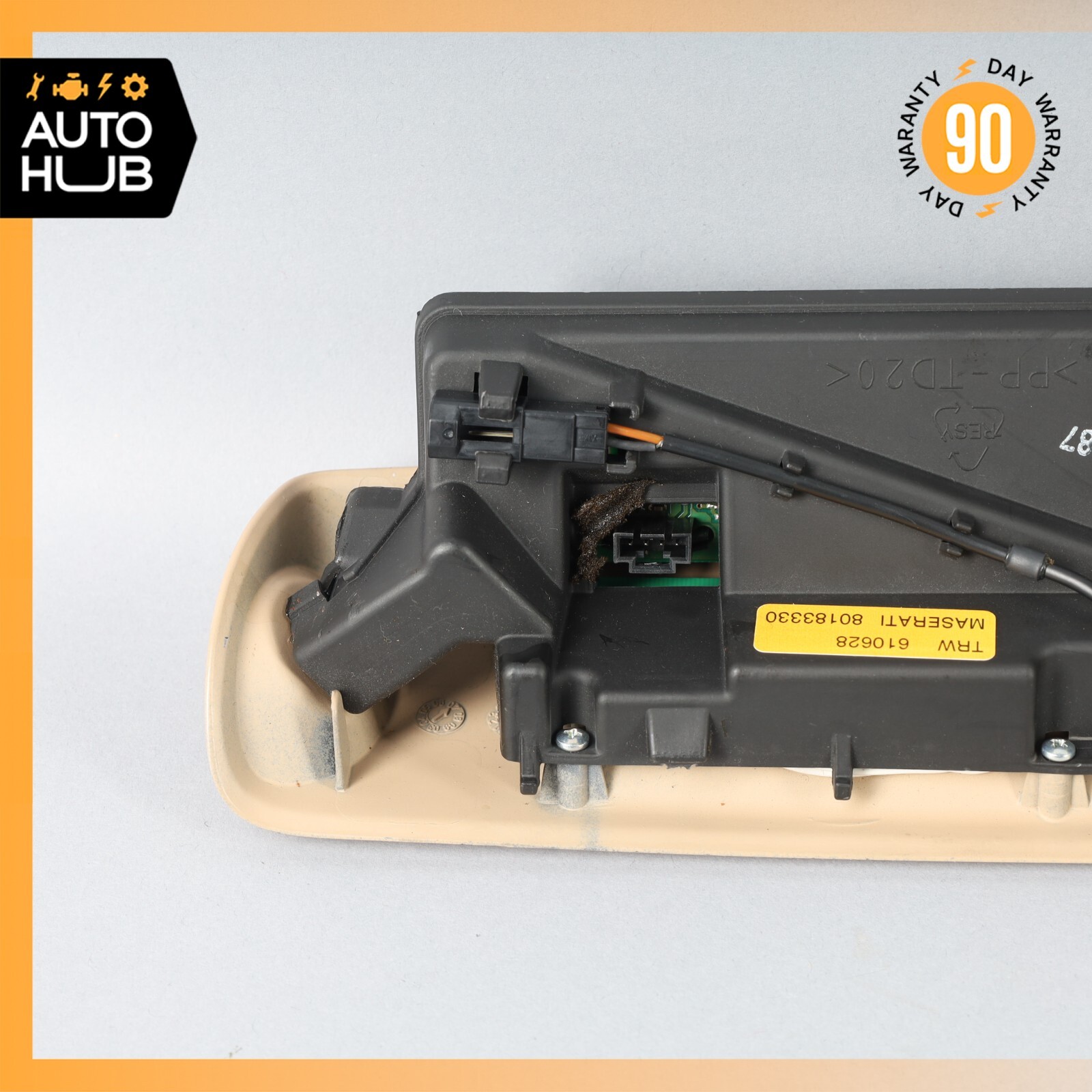 08-13 Maserati GranTurismo M145 Overhead Console Trim Switch OEM 76k