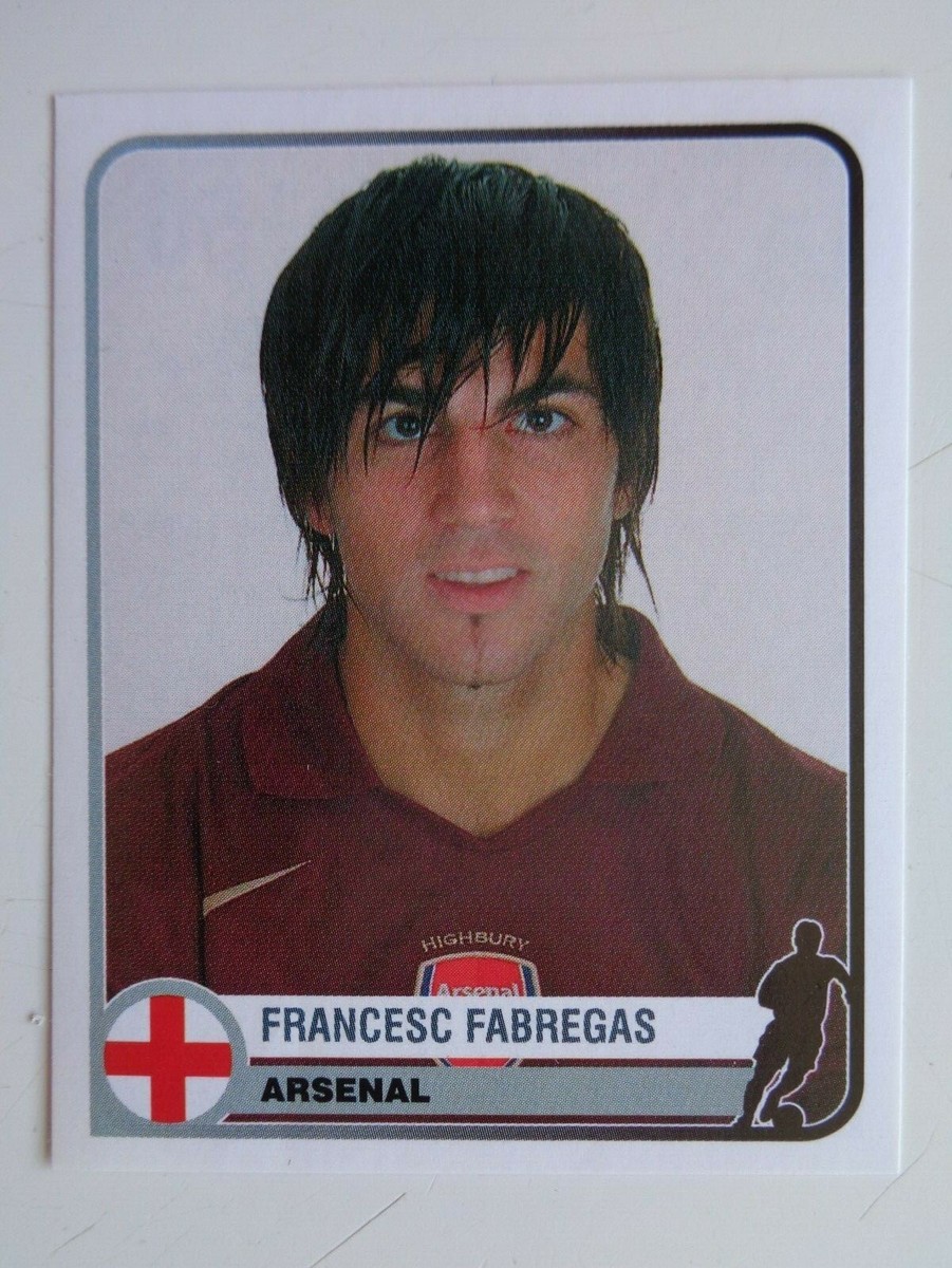 205★サッカー★francesc fabregas★prostars Panini 2005 Champions of Europe Sticker # 50 Cesc FABREGAS Rookie