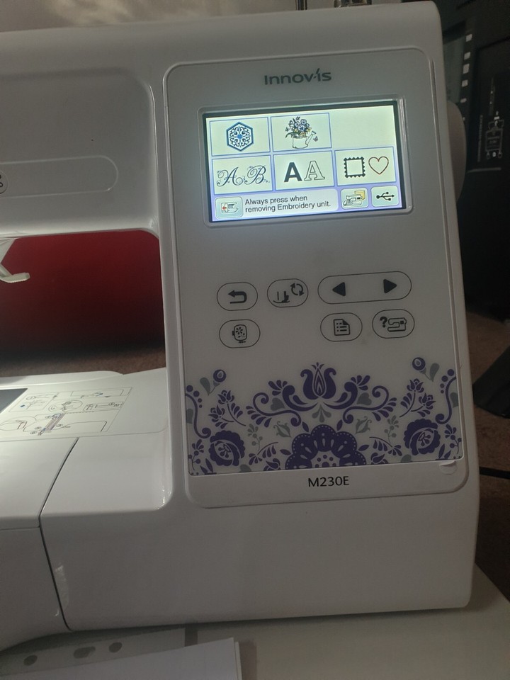 brother embroidery machine M230e eBay