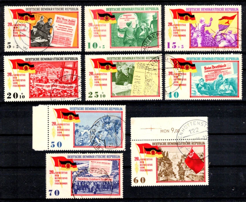 DDR 1102-1110 , gestempelt / o / Ende 2. Weltkrieg /g1 - Bild 1 von 1