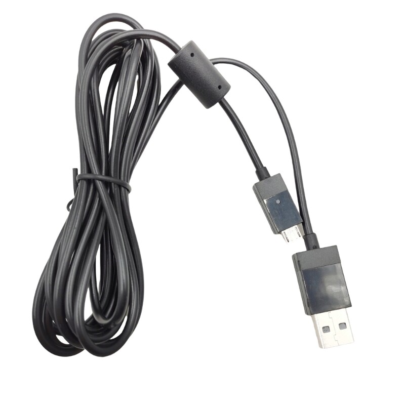 USB Charging Data Cable with Indicator Light & Rings for Controller