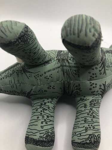 Vintage 1992 Determined Productions Applause Dinosaur Plush Green Brontosaurus - Picture 6 of 8