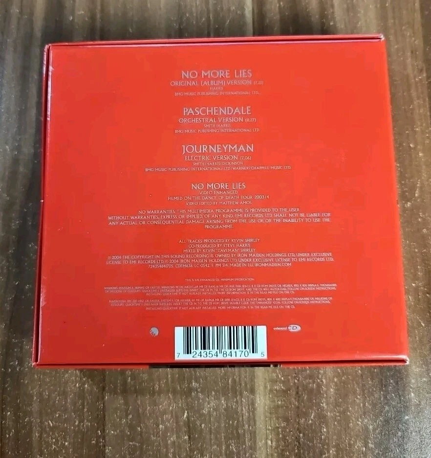 Iron Maiden - No More Lies - Dance of Death Souvenir EP CD ohne Schweißband - Bild 2 von 3