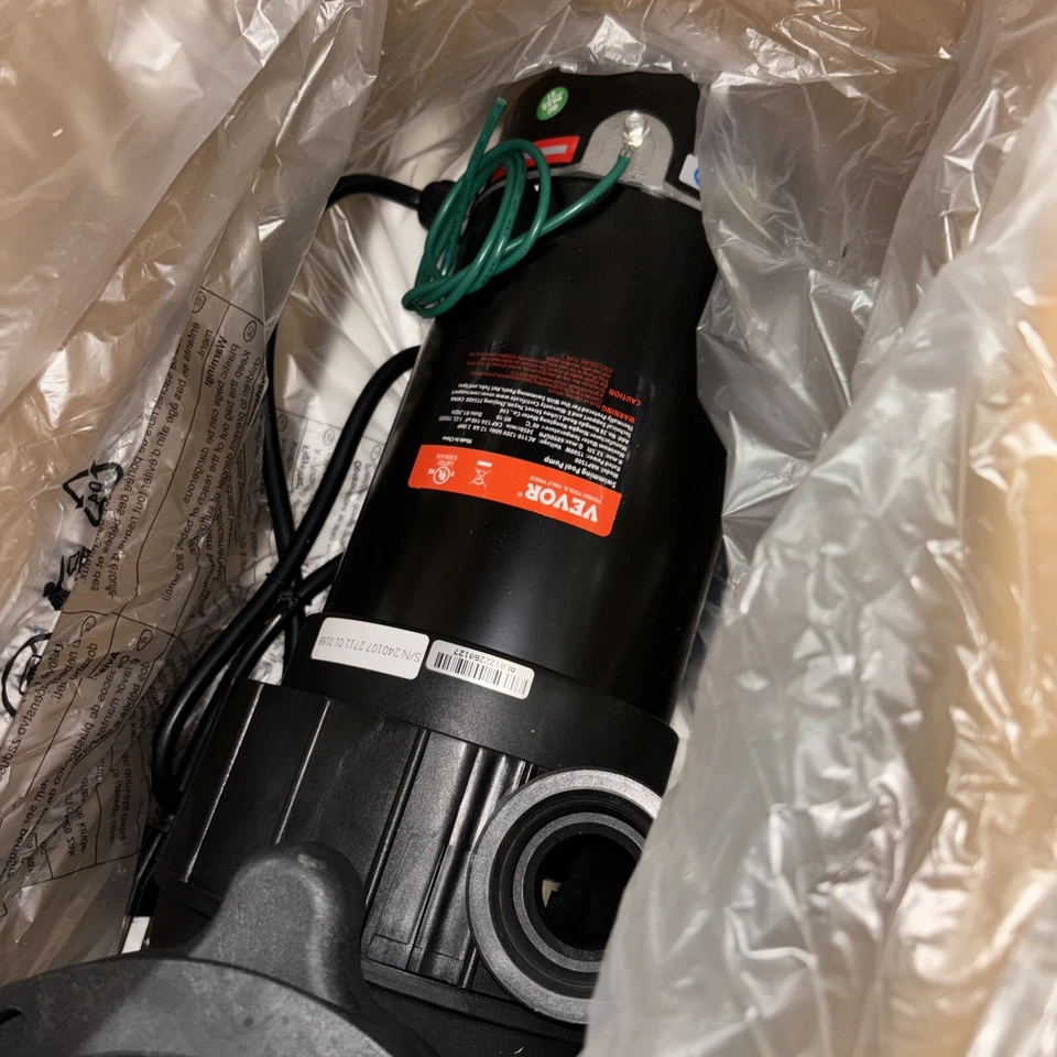 VEVOR  HAP1500   2hp - 110ac - 3450r/min - Swimming Pool Pump - Image 3 of 4