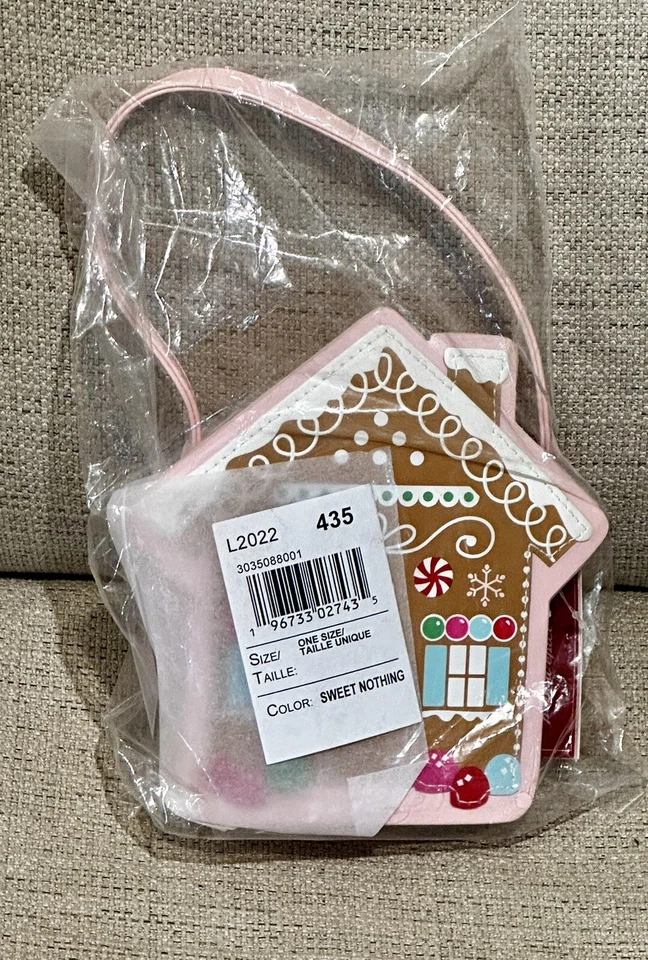 Bolso Cartera Gymboree Rosa GINGERBREAD HOUSE DULCE NADA Caramelo Navidad NUEVO NUEVO CON ETIQUETAS Foto 2 de 4
