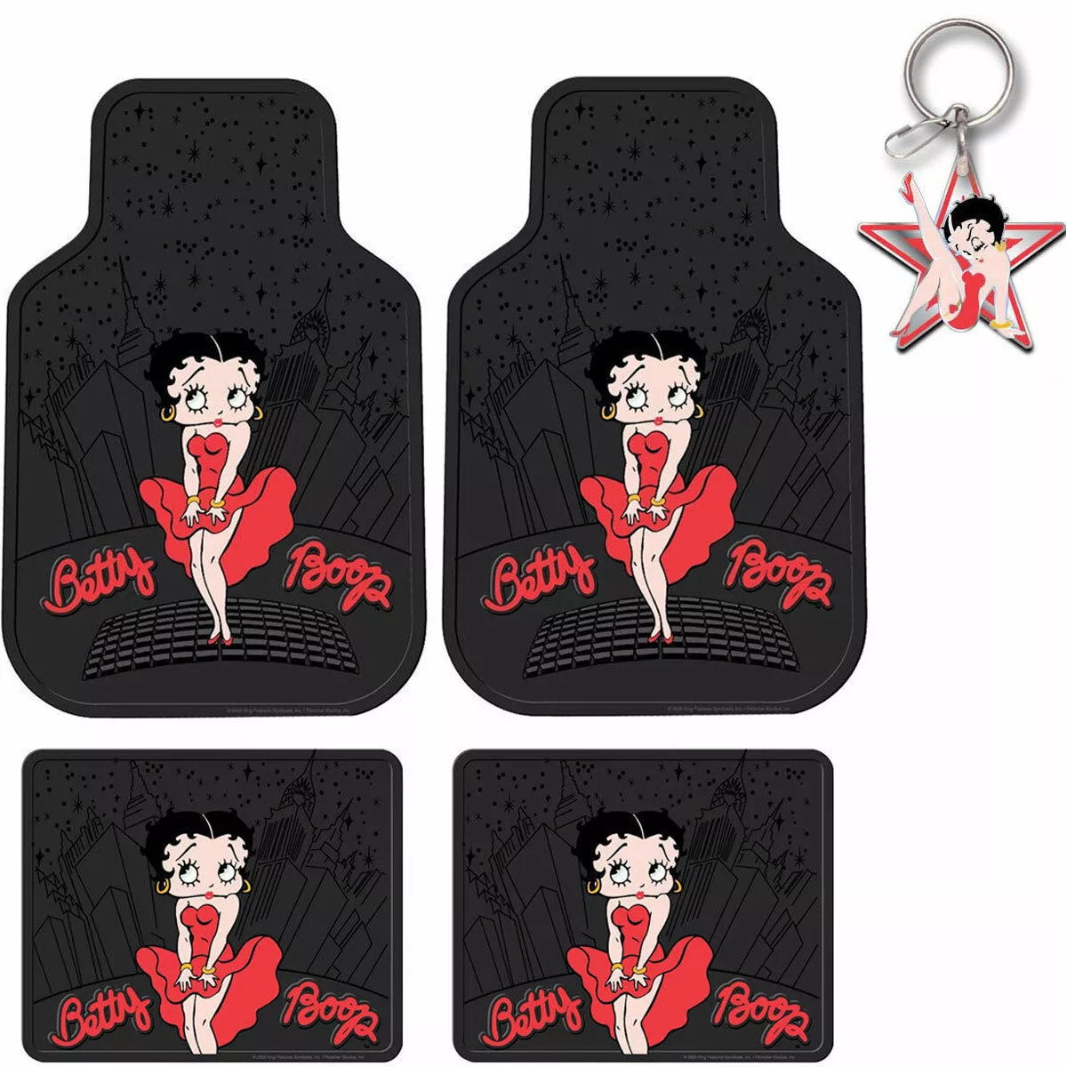 Betty boop floor mats for cars outlet