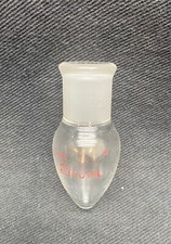 Kontes Bantam-Ware Glass 10mL Heavy Wall Pear Shaped Boiling Flask 14/20 Joint