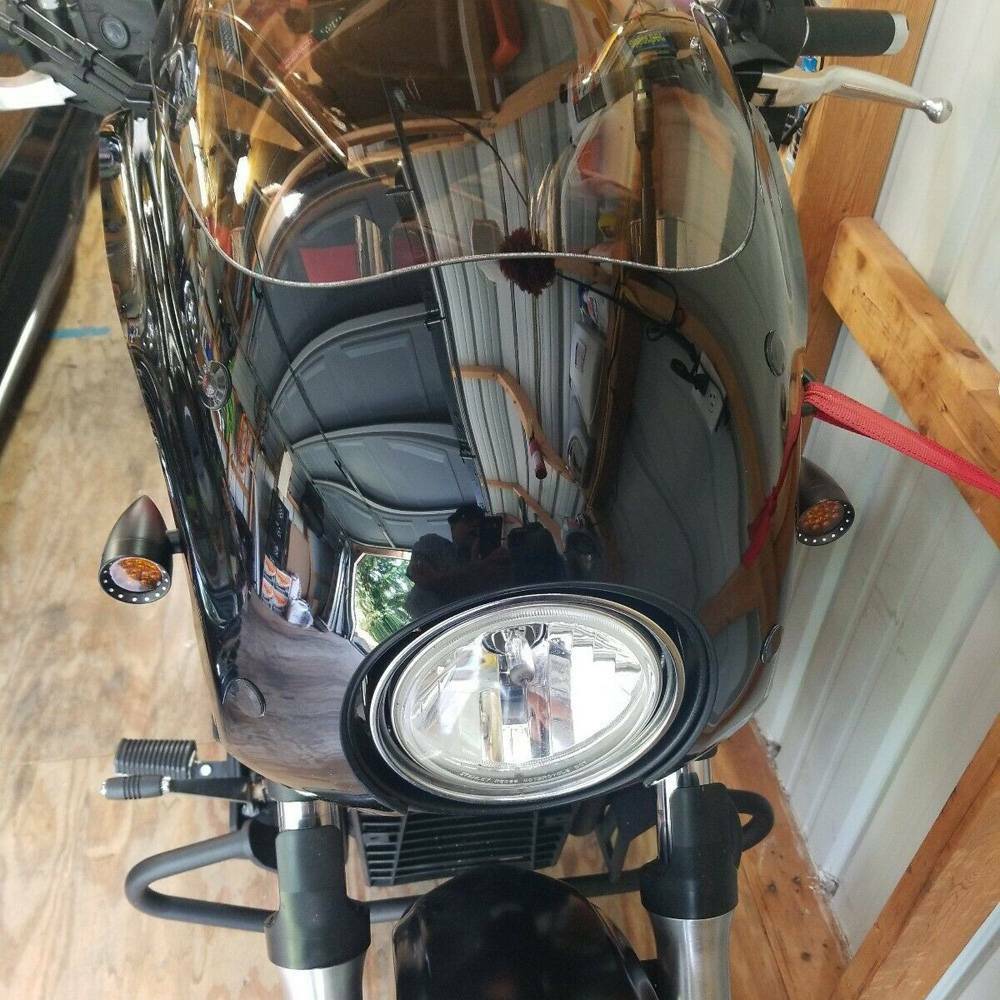 Chrome LED Amber Turn Signal Lights For Honda VTX 1300C, 1300, VTX1800C, 1800N Motorcycles