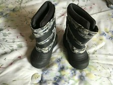 NWOB Rugged Outback snow boot gray camo 6