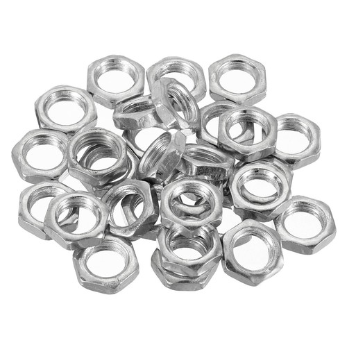 Lot De 20 écrous Hexagonaux M14 X 1.0 - Acier - Hauteur 7mm - Neuf Sous Emballage Uxcell