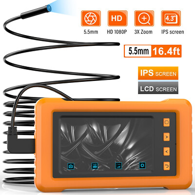 Endoskopkamera 5.5mm Inspektions 1080P Industrie Rohrkamera Wasserdicht 6 LED