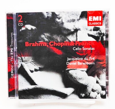 Jacqueline du Pré Brahms Chopin Franck Cello Sonatas 2CD Warner Classics