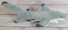 Mandalay Bay Plush Black Tip Reef Shark Stuffed Animal Toy Gray White 20