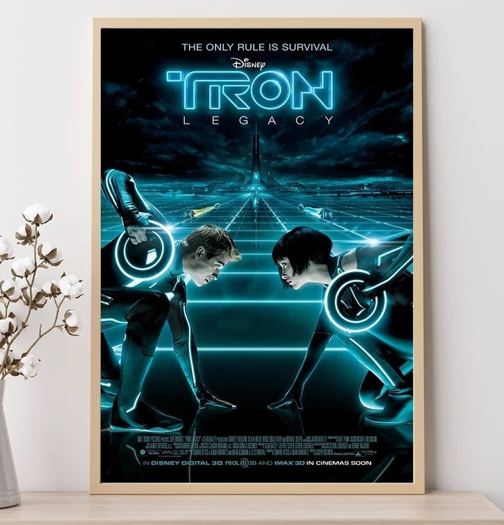 Tron Legacy (2010)--Movie Poster, Art Prints, Home Decor,Wall Art