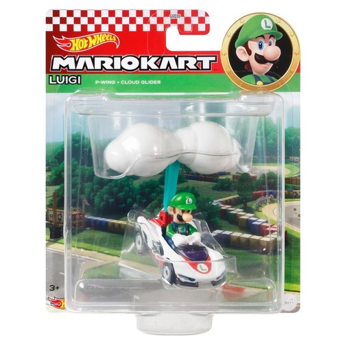 Hot Wheels Mario Kart – Wario Standard Kart – Voiture Métal 1/64 – GBG32 – Dès 3 Ans